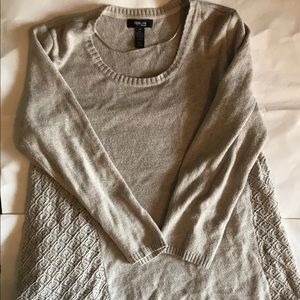 Tan sweater tunic.